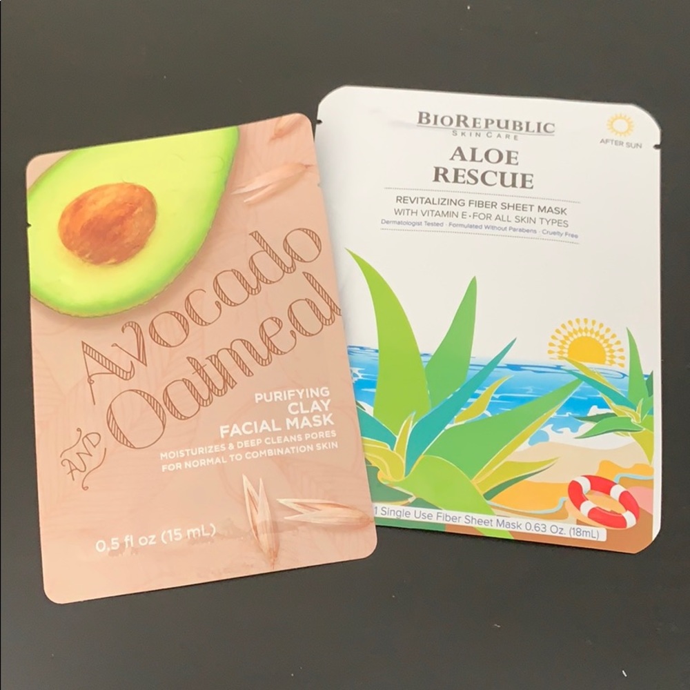 ✨Avocado Oatmeal and Aloe Rescue Masks